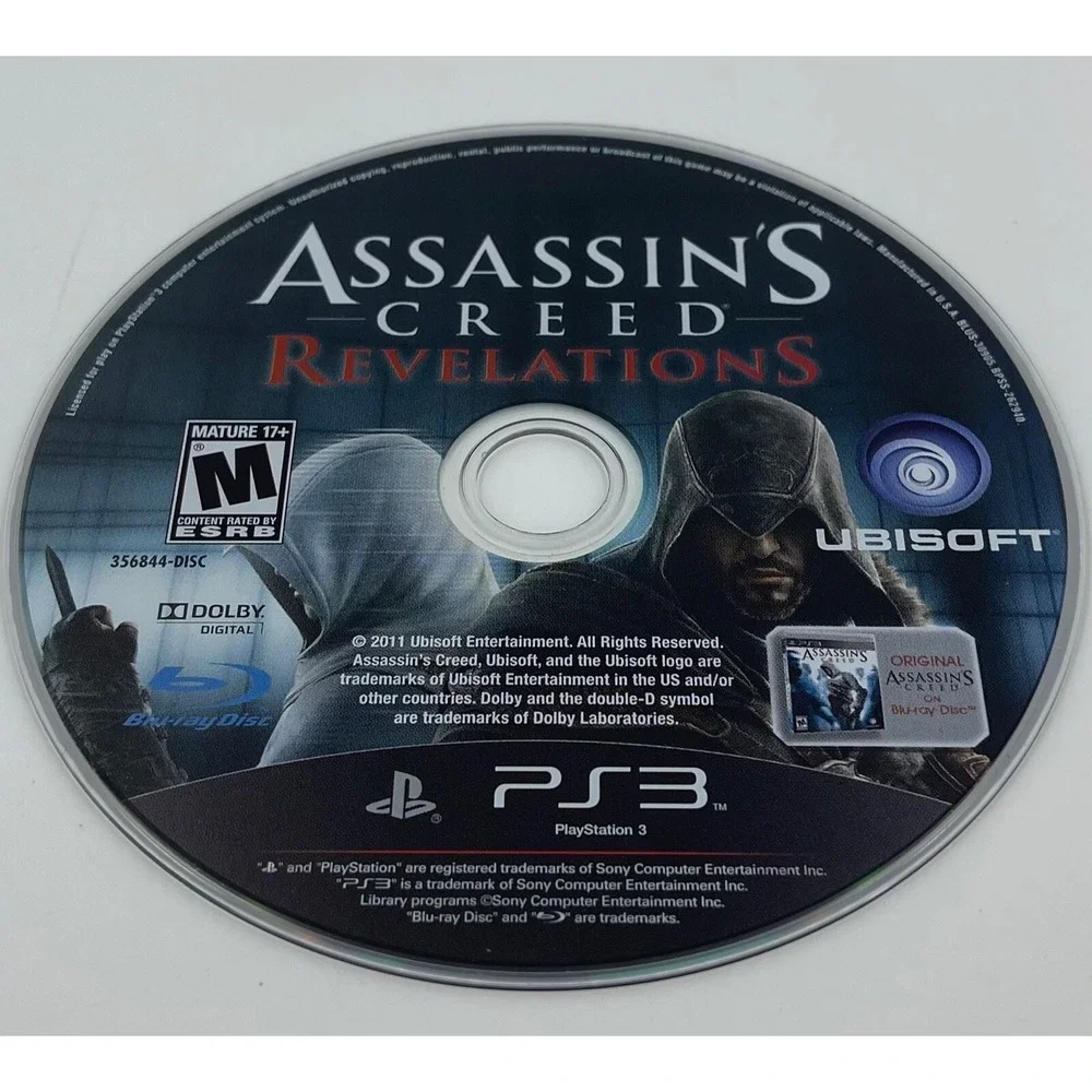 Assassin's‎ Creed Revelations (Sony PlayStation 3 PS3) GAME DISK ONLY - TESTED
